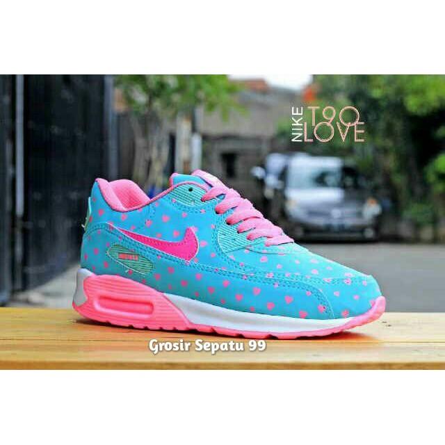 Promo Sepatu Nike Airmax T90 Love Women Untuk Wanita Dan Anak Perempuan Gratis Ongkir