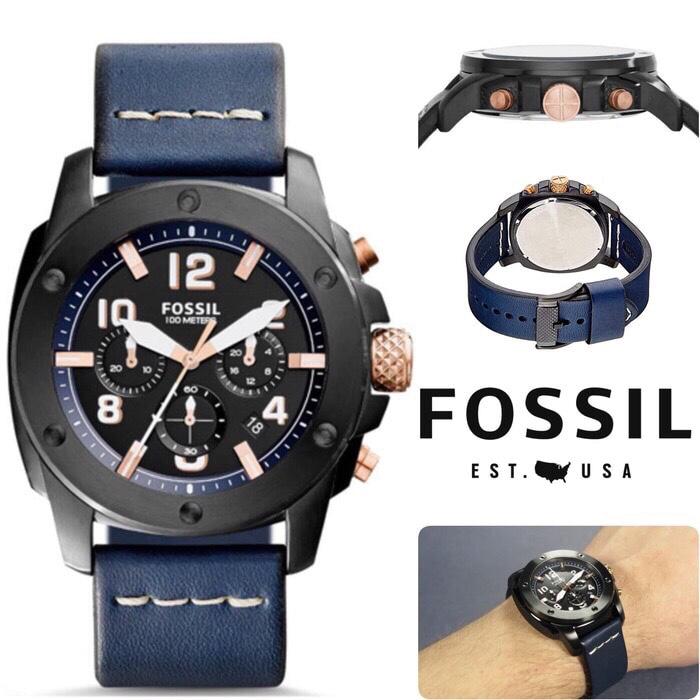 Jam Tangan Pria Merk Fossil FS 5066 / FS5066 Modern Machine Chronograp