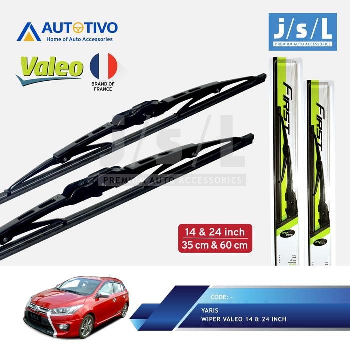 All New Yaris Wiper Mobil Valeo (2 Pcs) / Aksesoris Toyota Yaris