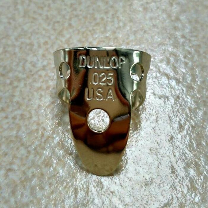 NEW Pik Jari Dunlop Nickel Silver Finger Pick .025 inch PROMO