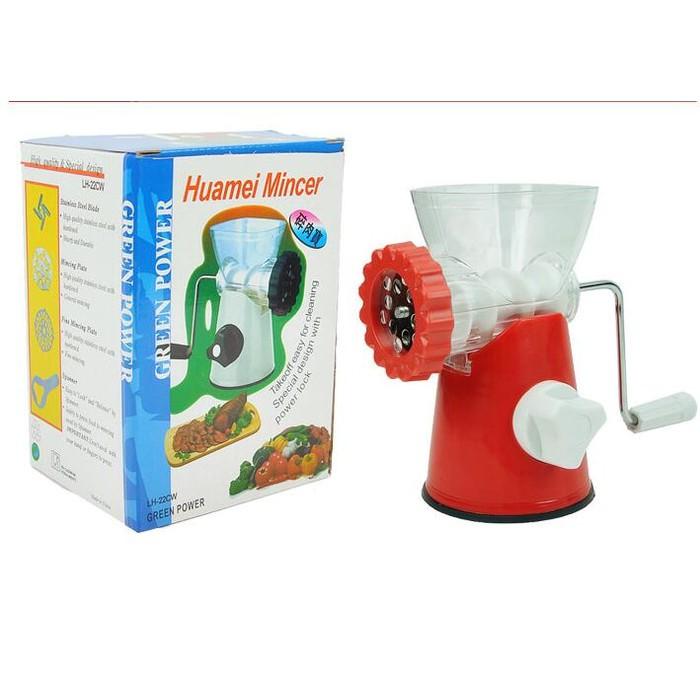 Meat Grinder Manual Alat Mesin Penggiling Daging Penghalus Bubur Bayi - Olv0ur