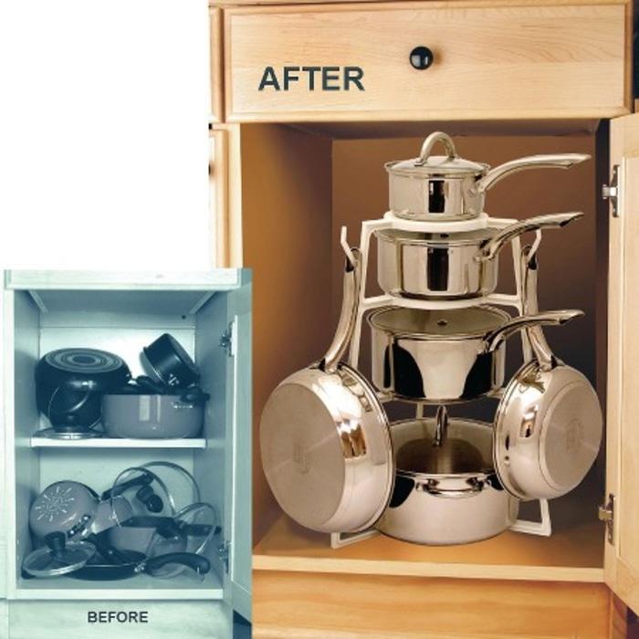 Gantungan Panci 4 Susun / Pantree Cookware Organizer