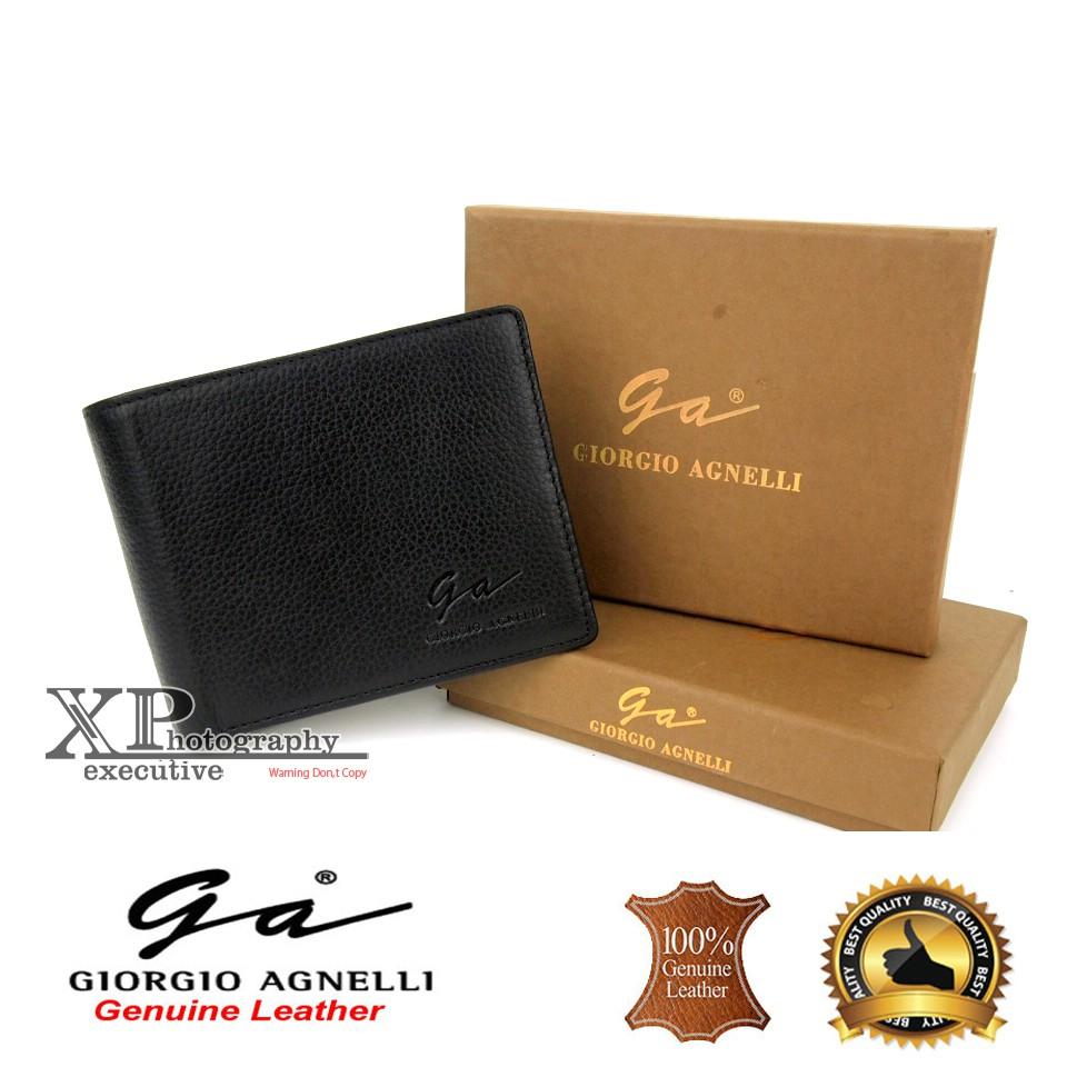 Paling Murah DOMPET PRIA KULIT ASLI BRANDED GIORGIO AGNELLI PBML 213R HITAM Toko Makmur Jaya