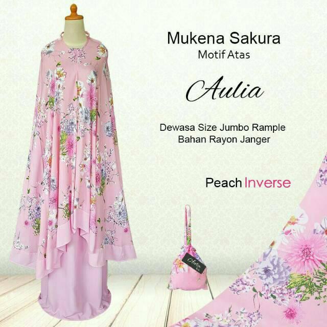 MUKENAH BALI SAKURA EXCLUSIVE BLUE NAVY