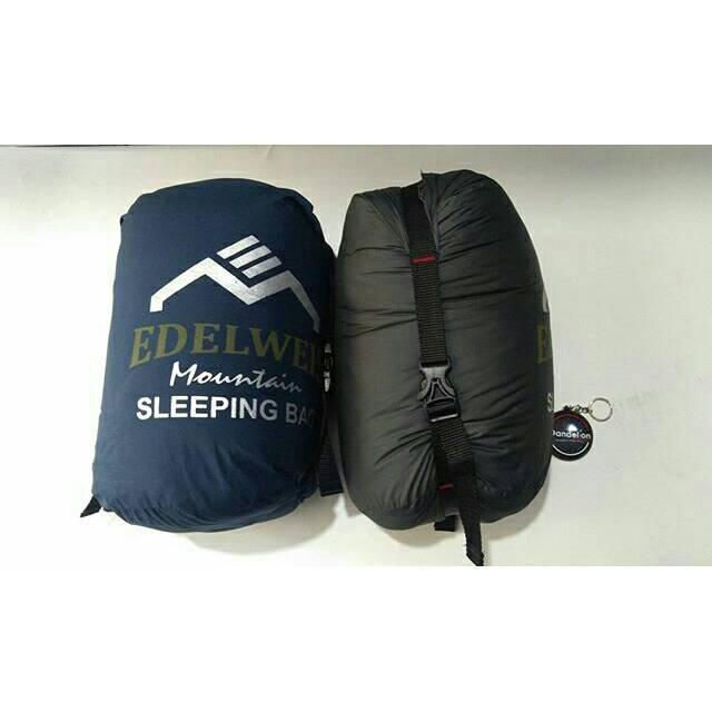 Compression Sleeping Bag Edelweis Mountain Original Ultra Light 3Layer Dacron