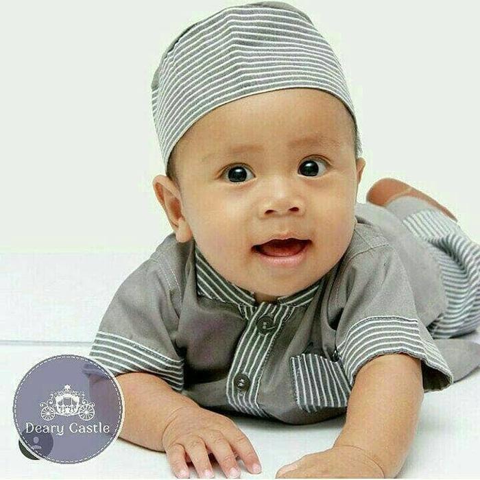 gamis koko bayi / baju muslim anak / anak laki / anak cowok / jubah
