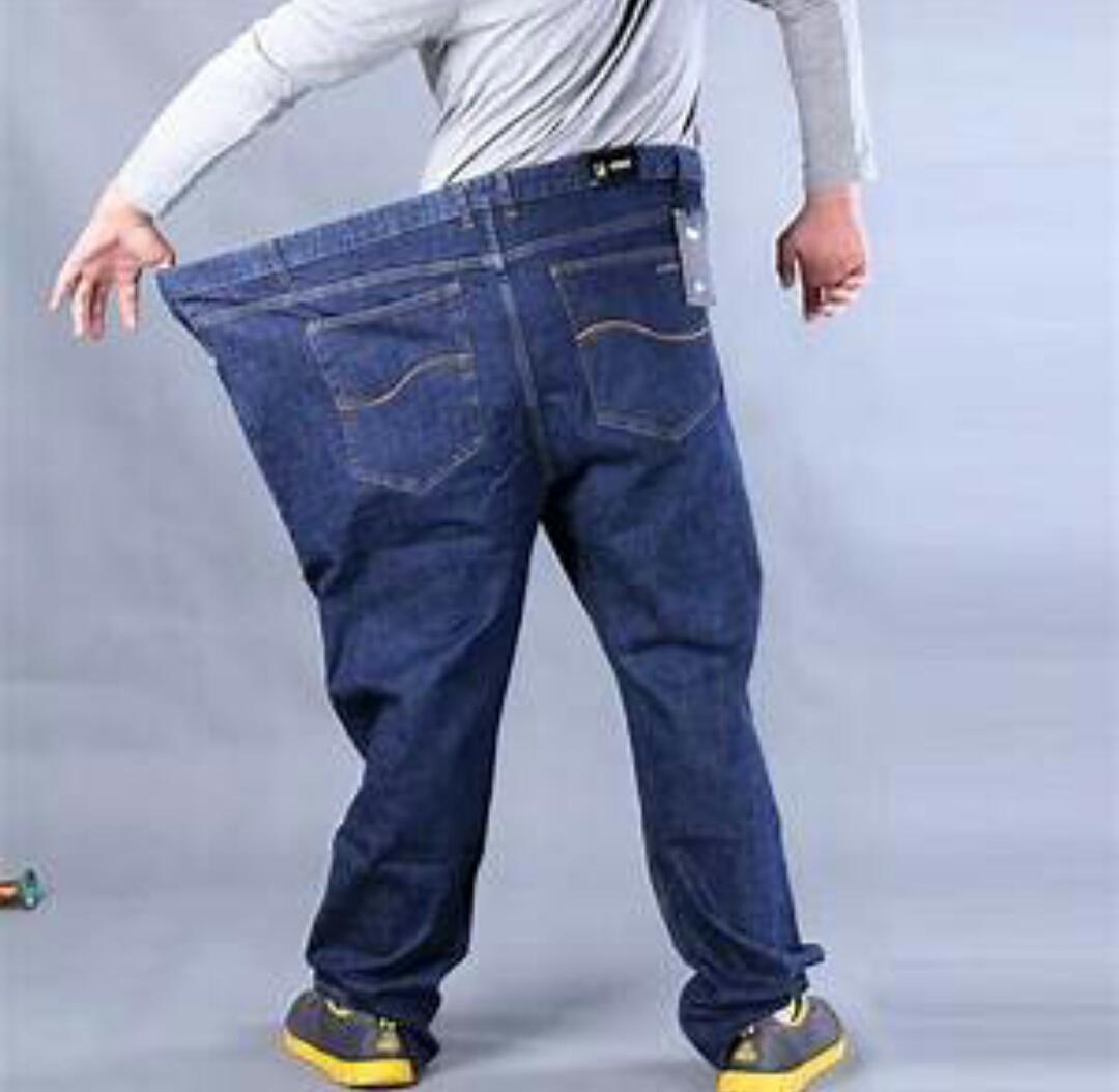 ULTIMOSHION - 45 S/D 52 SUPER JUMBO CELANA PANJANG JEANS REGULER PRIA