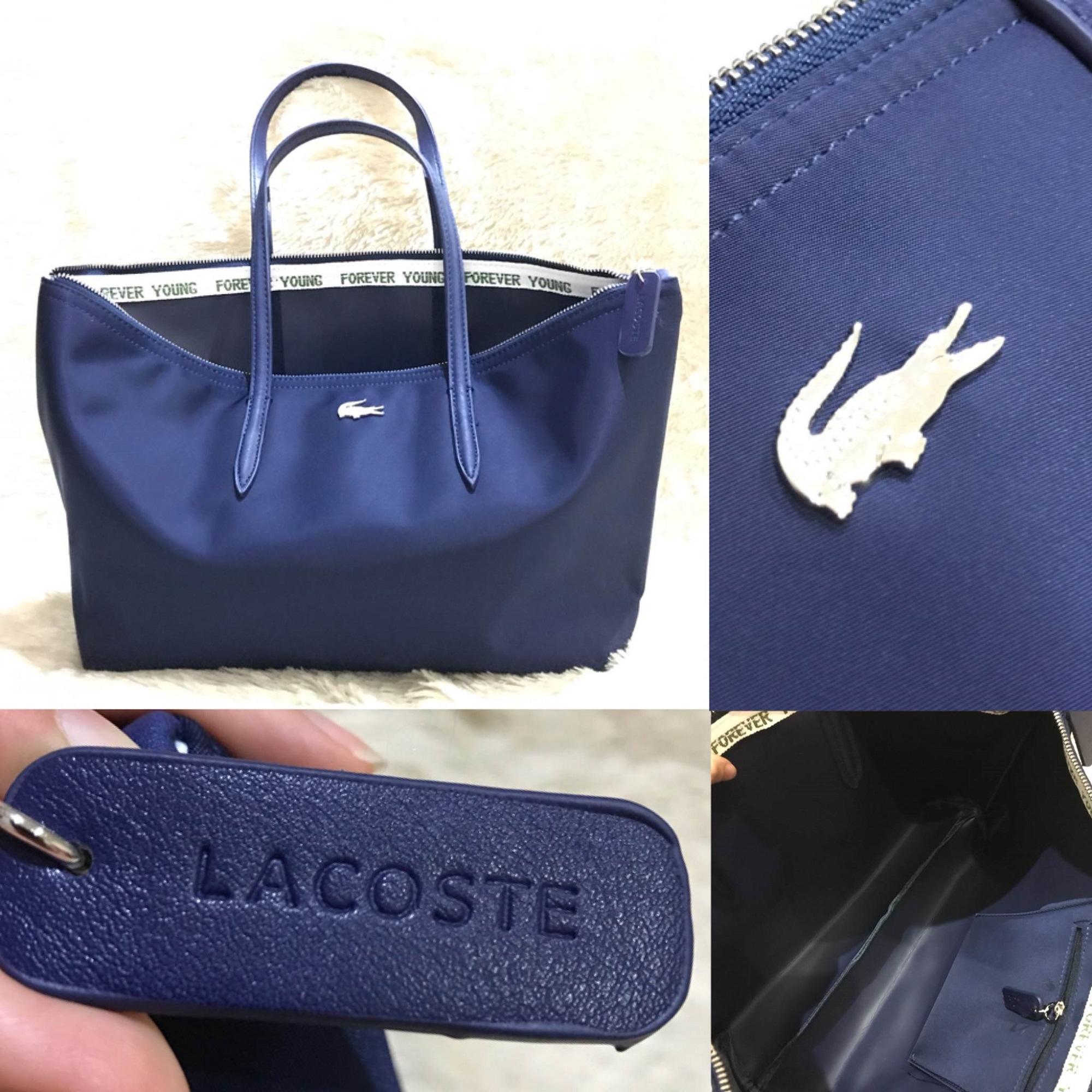 tas wanita grosir import murah branded, LACOSTE MOTIF IMPORT
