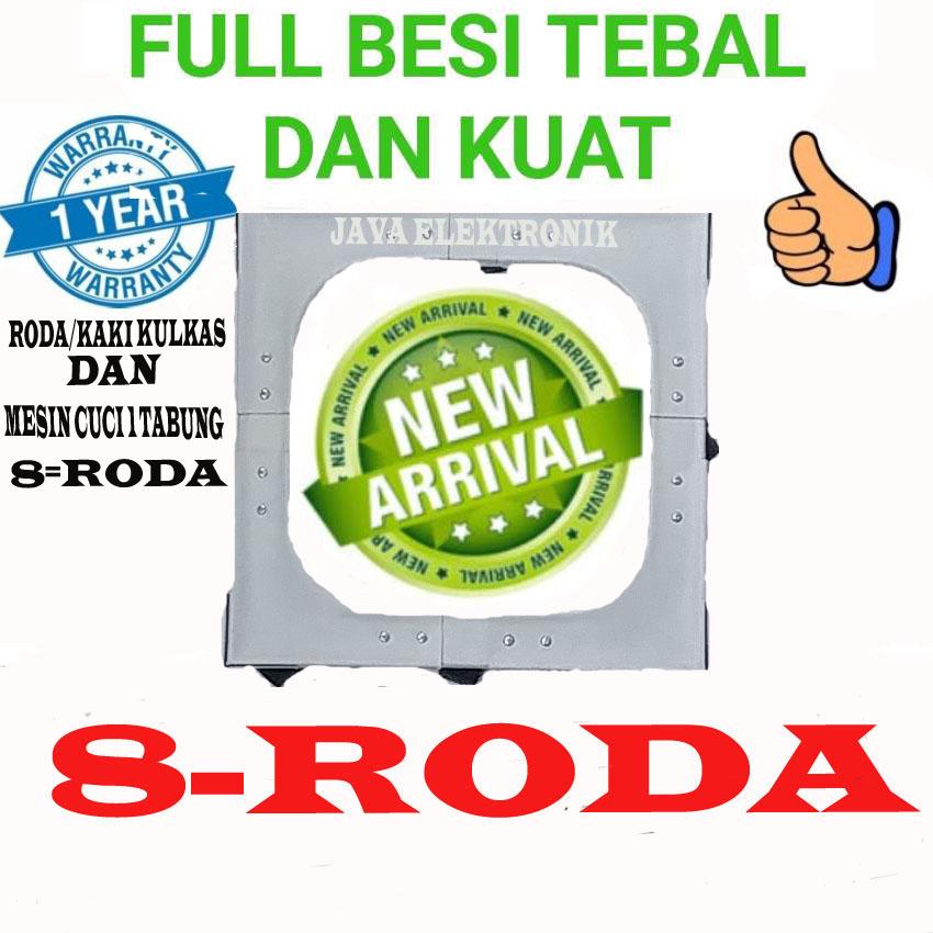 Roda Kulkas Besi Tebal Alas Kaki Kulkas Full Besi Alas Mesin Cuci 8 roda GARANSI RESMI