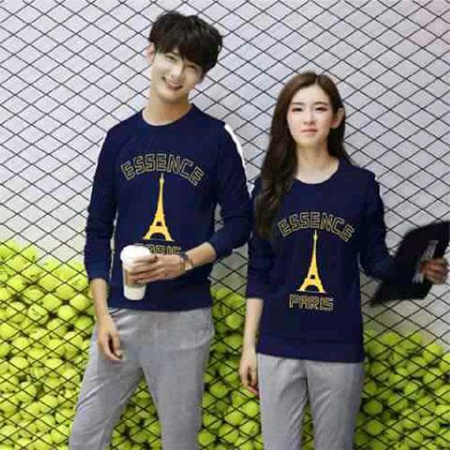 Queenshop Couple Essence / Sweater COuple / Baju Couple / Atasan Couple