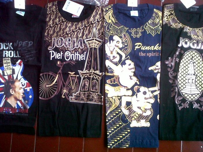 KAOS Oblong (Motif Jogja- Batik Dll)- KATUN DINGIN- Size S