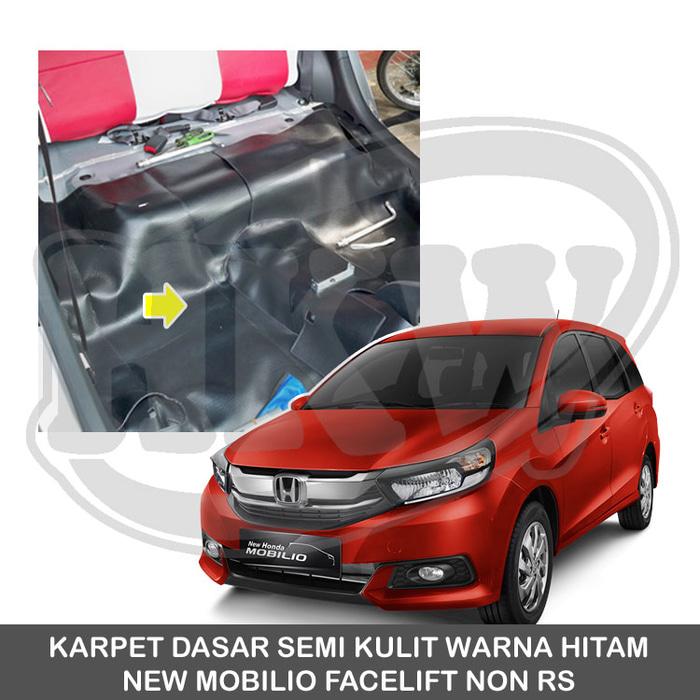 KARPET DASAR SEMI KULIT WARNA HITAM HONDA NEW MOBILIO FACELIFT NON RS