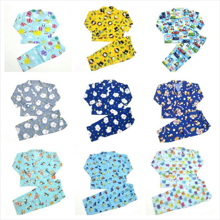 Grosir Piyama Anak Katun Catra Baju Tidur Anak Umur 1 Tahun