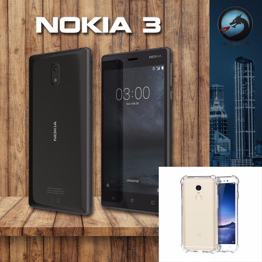 mr anti crack silicon case sofcase nokia 3 2017 - bening tranparan