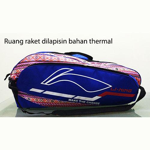 TAS BADMINTON/TAS BULUTANGKIS/TAS RAKET LINING RUANG RAKET LAPISAN THERMAL