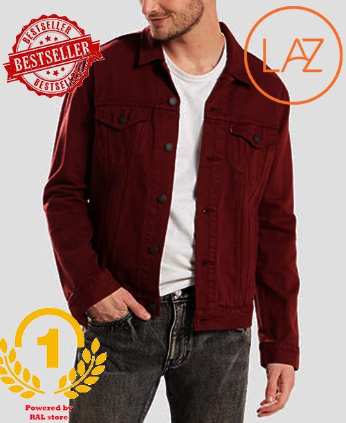 RAL store - JAKET DENIM PRIA / BURGUNDY (MAROON) / BEST SELLER / HOT ITEM!!