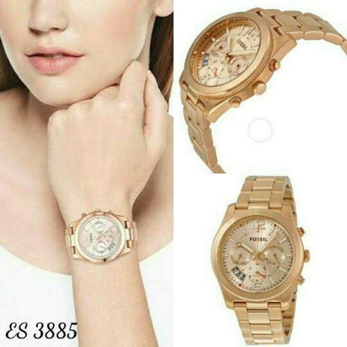 Jam Tangan Wanita Merk Fossil ES 3885 / ES 3884 / ES 3883 Original
