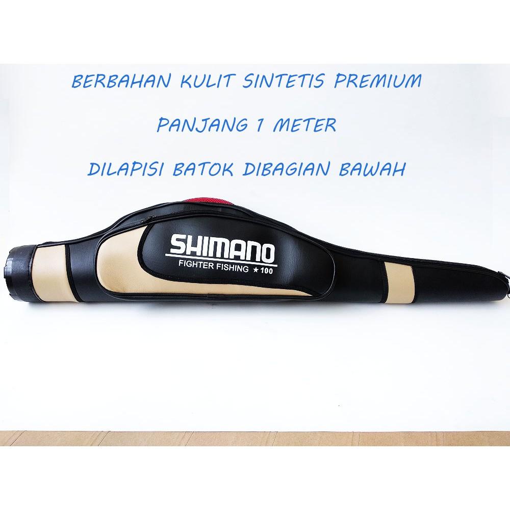 TAS PANCING SHIMANO BERBAHAN KULIT SINTETIS PREMIUM PANJANG 1 METER KUAT DAN AWET