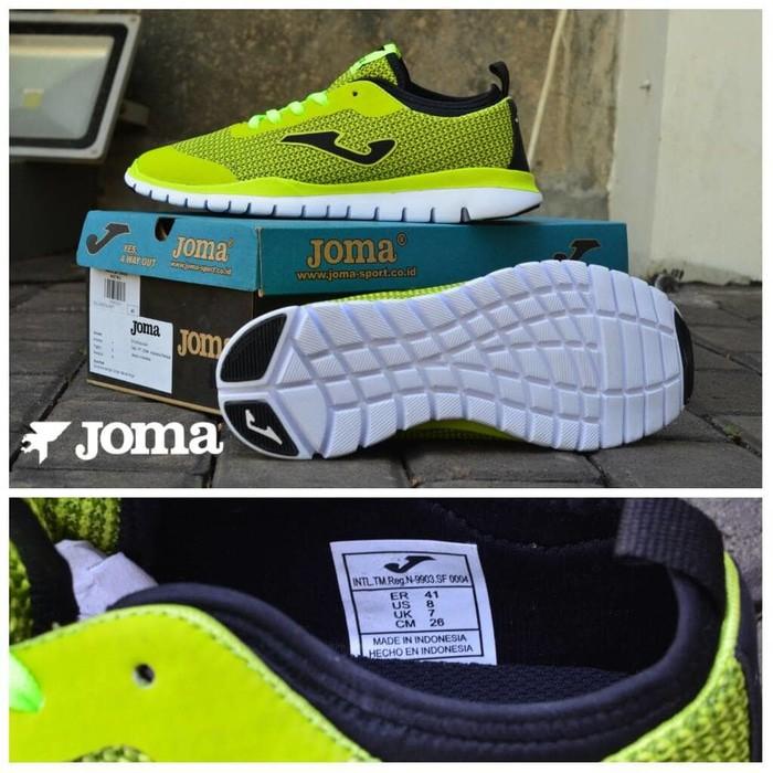 Sepatu Bandung Produk Sporty Pria Murah Sneakers Kets Kasual Men Laki Joma Running Made in Indonesia