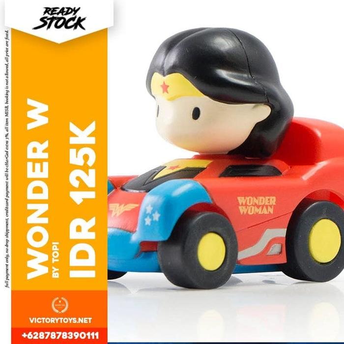 BEST SELLER!!! DC WONDER WOMAN SPINNING CAR BY TOPI - UoYMfZ