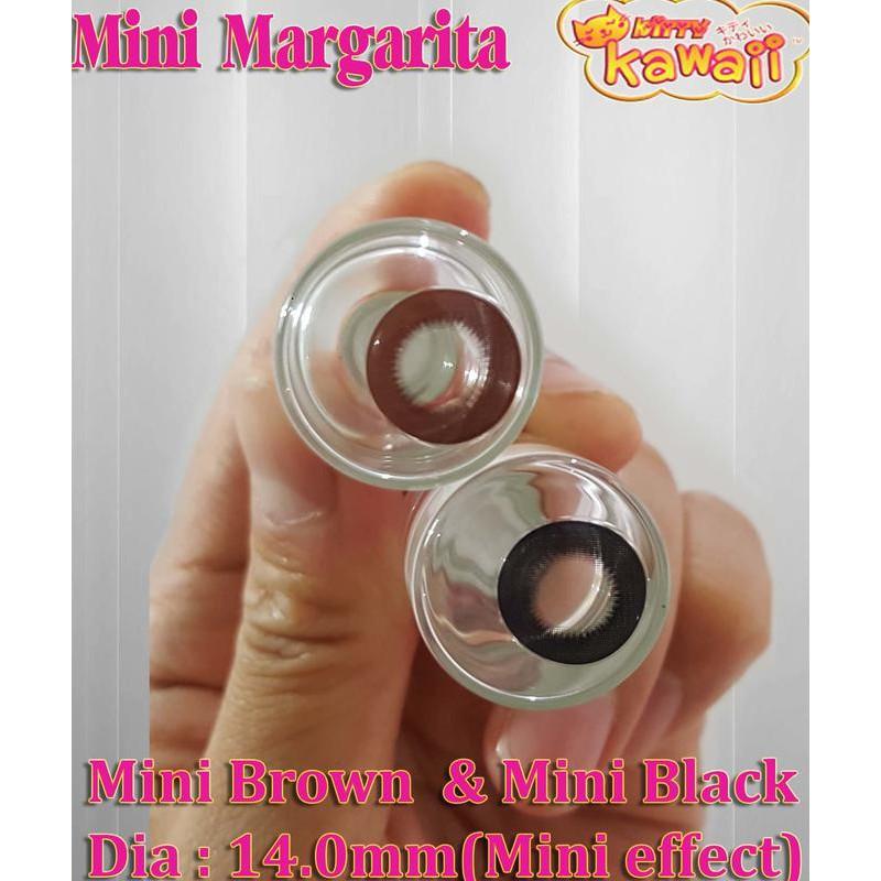 Softlens Kitty Kawaii Mini Margarita Choco (Coklat Natural) Murah