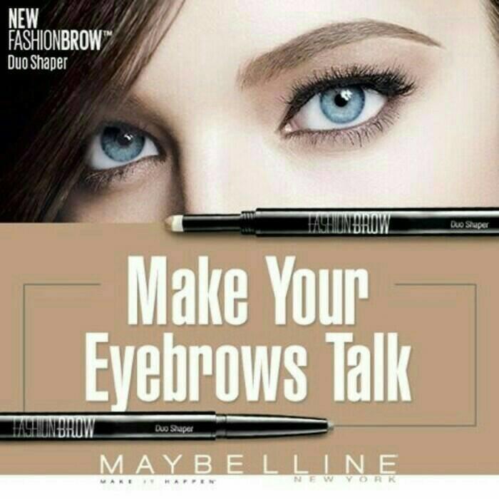 MAYBELLINE FASHION BROW DUO SHAPER (EYEBROW PENCIL)