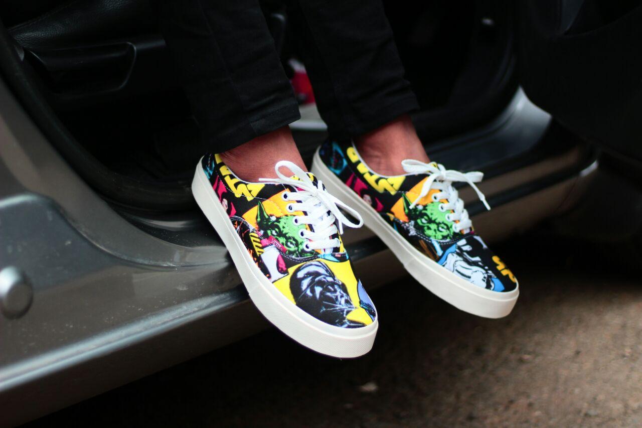 sepatu pria vans era motif starwars