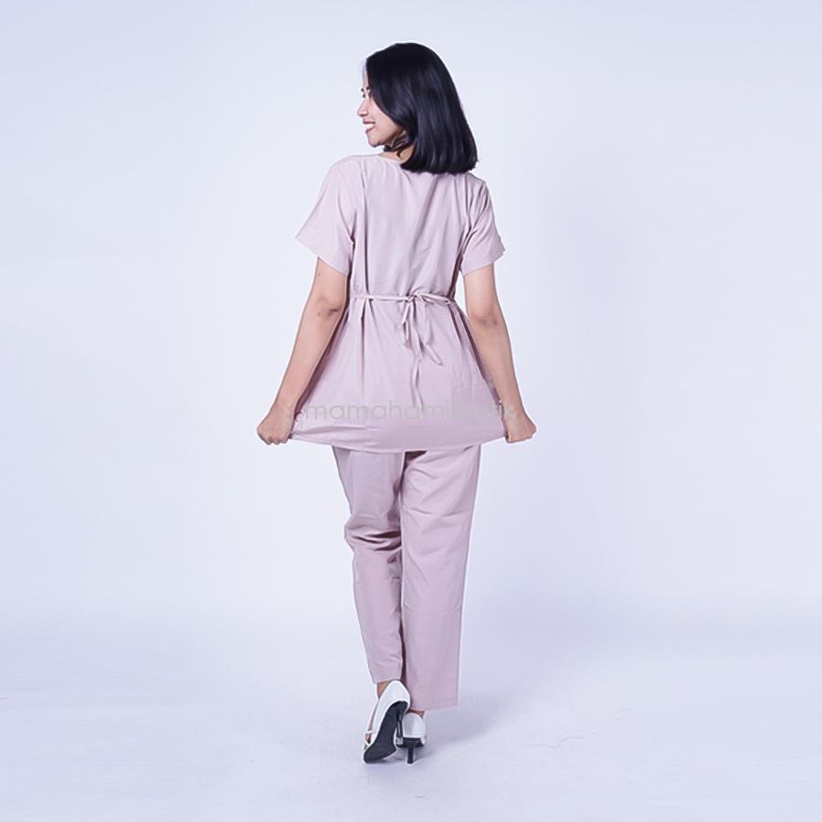 Ning Ayu Setelan Hamil V Renda Rose - STD 73 / Baju Hamil Muslim / Baju hamil Kerja / Baju Hamil dan Menyusui / Baju Hamil Lucu / Baju Hamil Panjang / Baju Hamil Modern / Baju Hamil Wanita / Baju Hamil Kerja Muslim