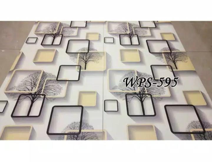 aZ - Promo...!! Wallpaper Sticker Dinding Exclusive 45cm x 10m Motif Kotak Ranting