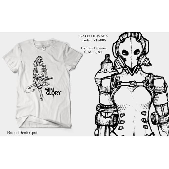 Baju / Kaos Vainglory Hero Alpha Bahan Gildan Softstyle - Sale Promo!!