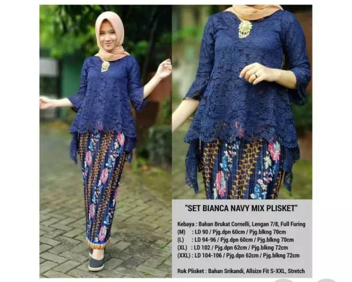 setelan kebaya modern rinjani - kebaya kartini -kebaya wisuda - kebaya terbaru -fashion wanita - kutubaru - baju wanita