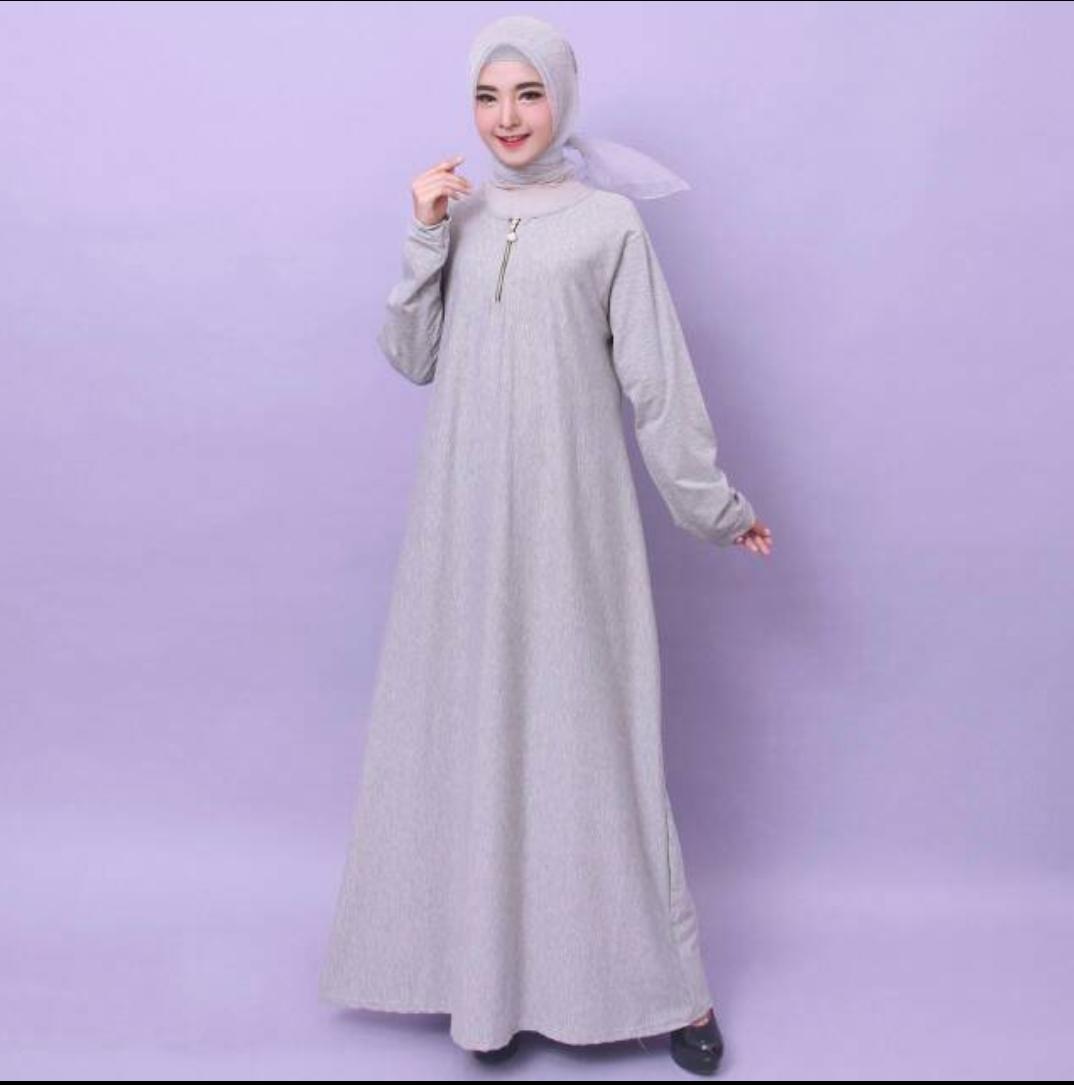 Fox- GAMIS POLOS MURAH! Baju Gamis Wanita Gamis Jumbo Polos 9621 / 9622- Gamis muslimah