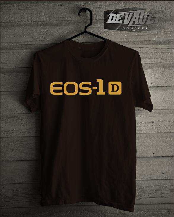Kaos/T-Shirt Photography Canon Eos 1D Logo Murah