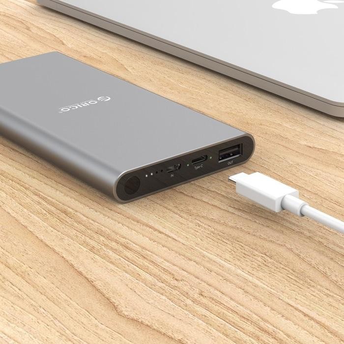Orico USB Type C Power Bank 10000Mah Aluminium