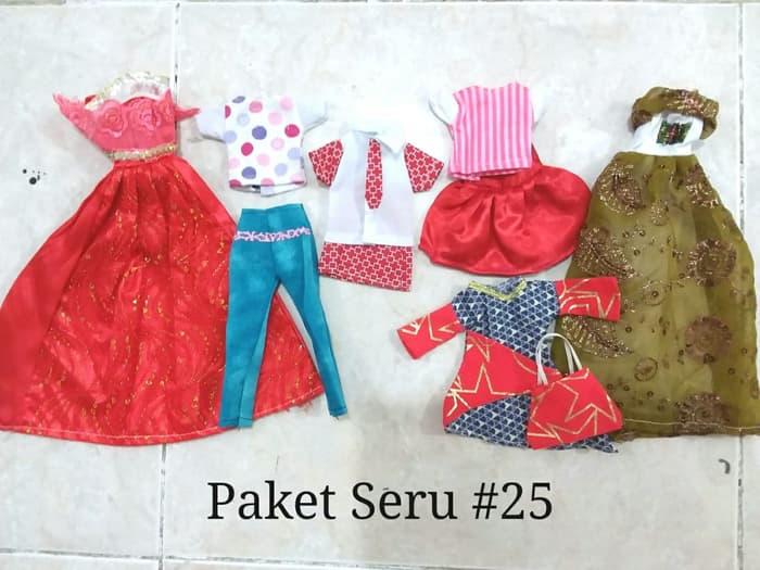 Paket Hemat Baju Barbie