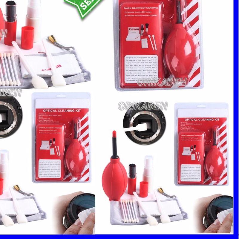 Cleaning Kit Canon / Pembersih Lensa Kamera Canon - Red ( orikabeh )