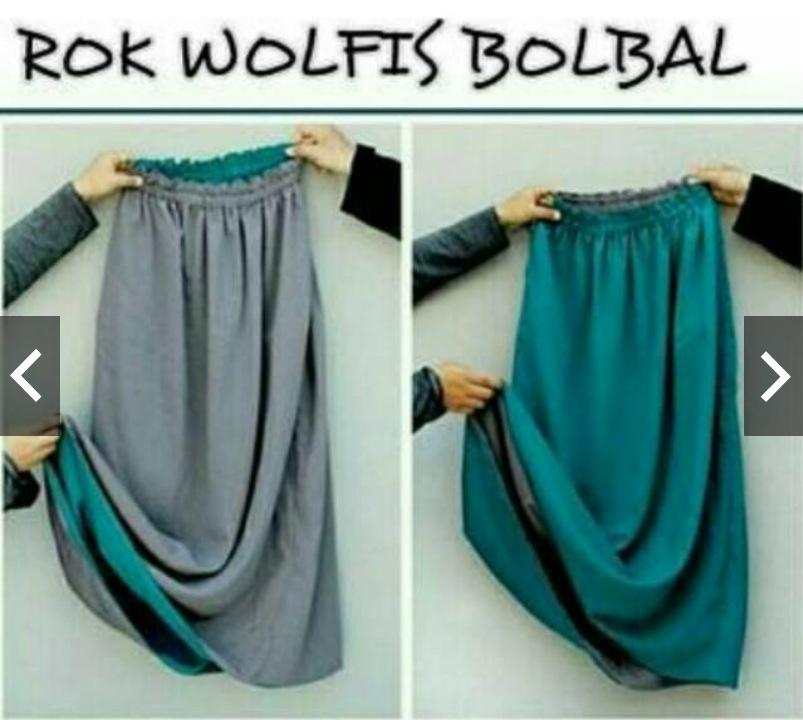 Rok Wolfis Bolak Balik / Bolbal Skirt / Wolvis Bolbal