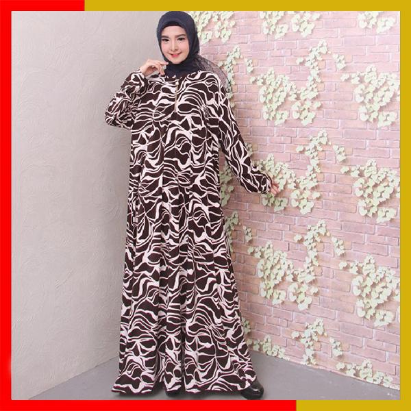 Baju Gamis Jumbo Jersey Korea 5L 9659
