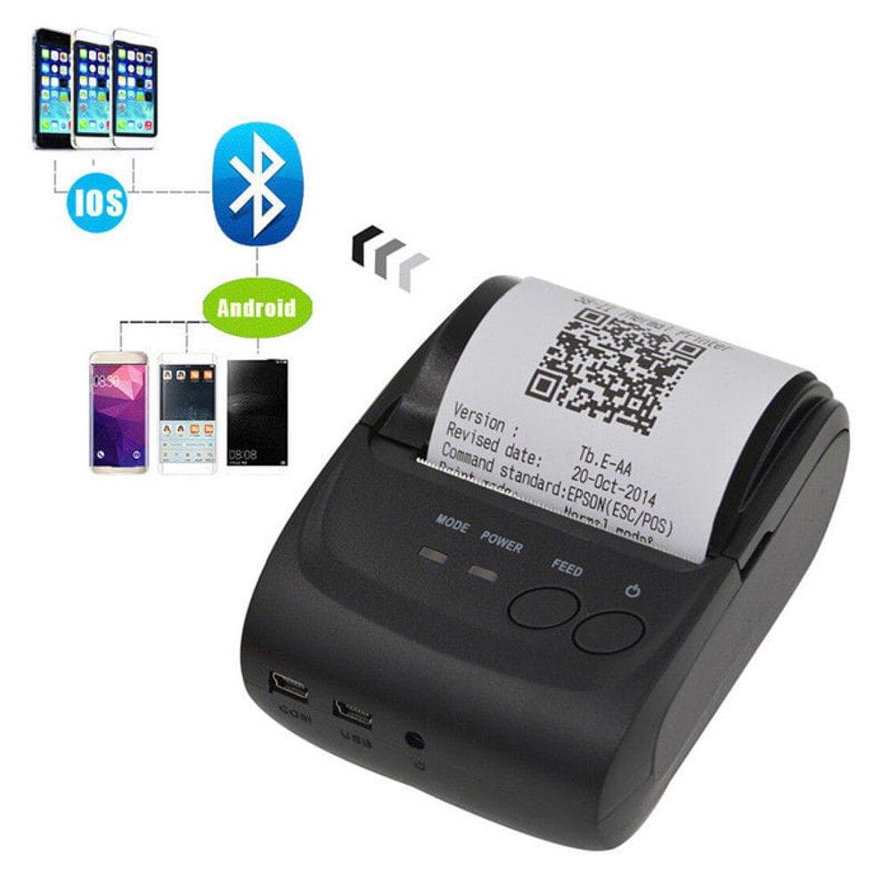 MINI THERMAL PRINTER BLUETOOTH ZJ58MP