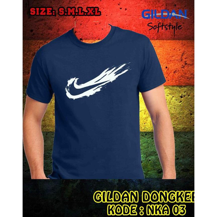 Baju Kaos Pakaian Desain Nike Gildan Softstyle - Logo Nike - Sale Promo!!