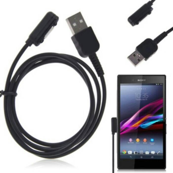 sony magnetic charging cable For Sony Xperia Z1 z2 z3 Compact - Cas Magnet Xperia - Hitam - Murah
