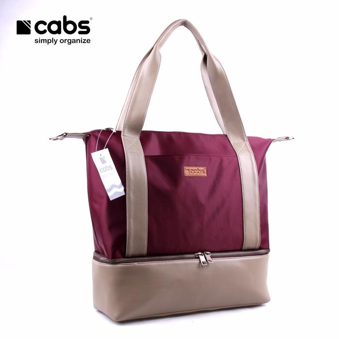 Cabs Pocket Megan (Tas Wanita Selempang Cewek Tas Jinjing Tote Bag Multifungsi Tas Bayi Sling Bag Shoulder Bag Baby Bag) Maroon