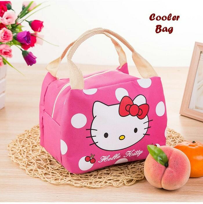 TAS BEKAL CANTIK ANAK KARAKTER HELLOKITTY / DORAEMON - IQ