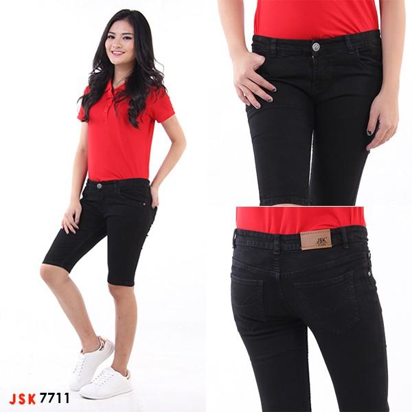 Celana Pendek Jeans Wanita Short Jeans Trendy Modis Cewek Denim Gaul Skinny BIG SIZE JUMBO JSK JEANS