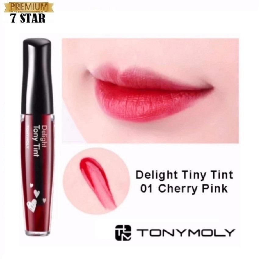 Tony Moly Delight Original Tony Tint #01 - Cherry Pink 1Pcs Tony Moly Delight Original Tony Tint #01 - Cherry Pink 1Pcs