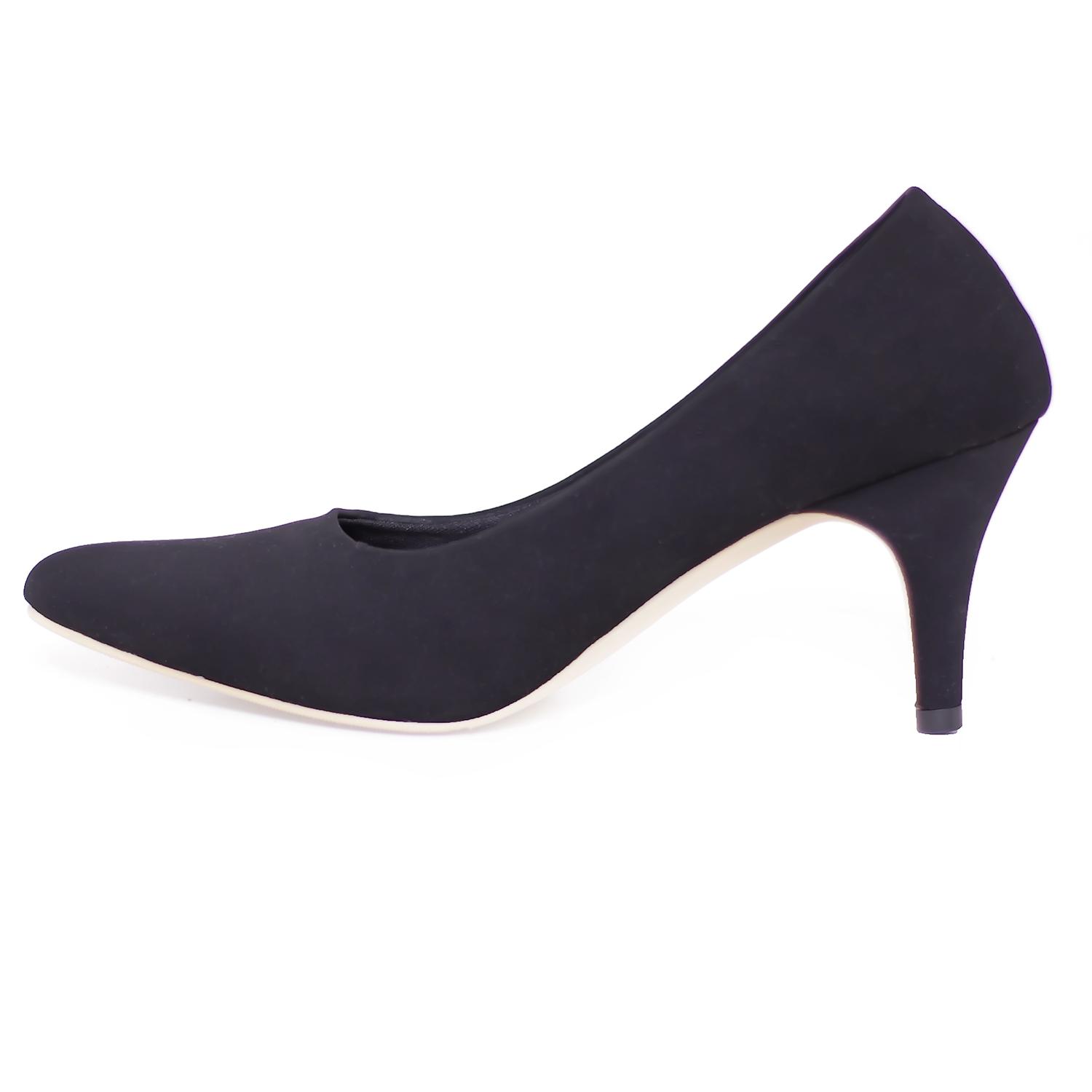 ... Sepatu High Heels / Sepatu kantor wanita / sepatu pantofel wanita ELV EL 030 Hitam ...
