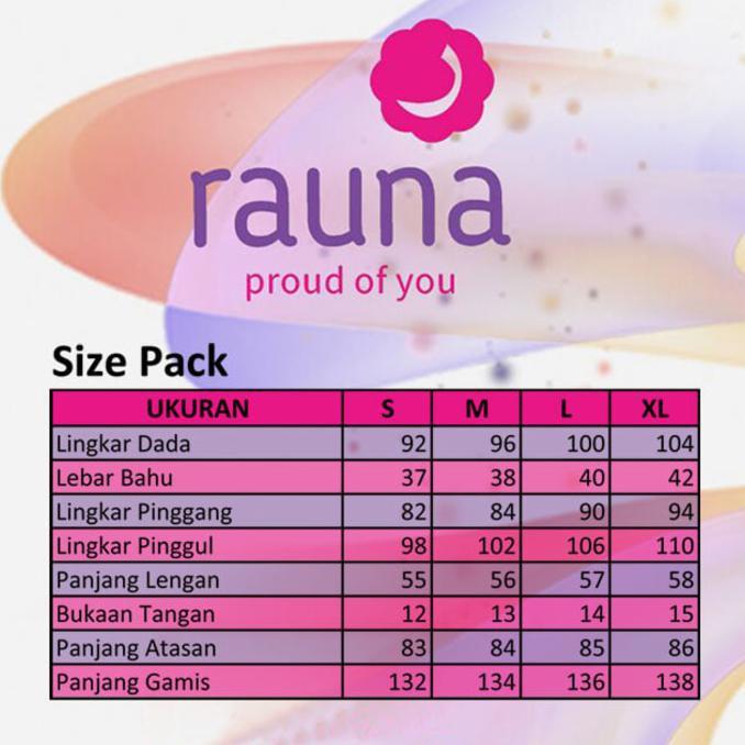 GAMIS RAUNA SET JILBAB RK-026 JUMBO FXNAJ12