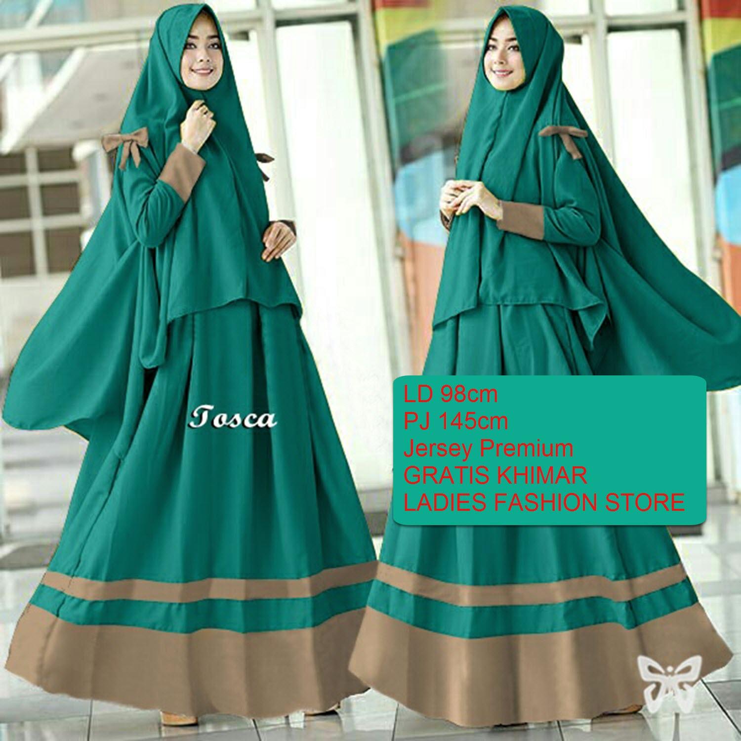 List Harga Jilbab Segi Empat Warna Hijau Tosca Terbaru November 2018 La s Fashion Gamis Wanita Muslim GRATIS JILBAB Gamis Lebaran Gamis Panjang Syari Gamis