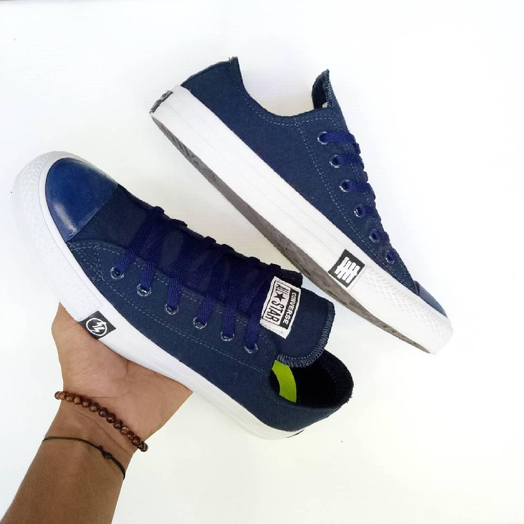 sepatun sneakers converse all star ct splash unisex-navy