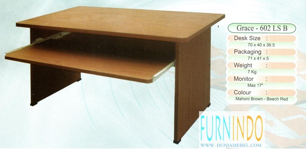 Meja Komputer Grace - 602 LS B